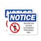 Signmission Restricted Access Authorized Sign, Vinyl Decal, 5in W x 3.5in L, 2PK OS-2PACK-NS-D-35-L-18065 - alternate 1
